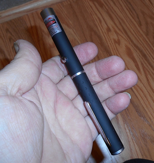  Size of product w/hand to show scale