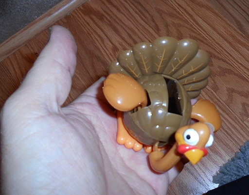  Size of product w/hand to show scale