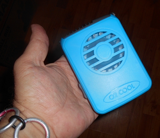  Size of product w/hand to show scale