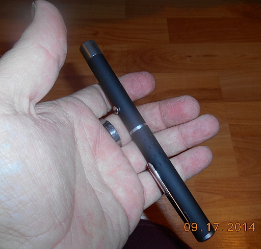  Size of product w/hand to show scale