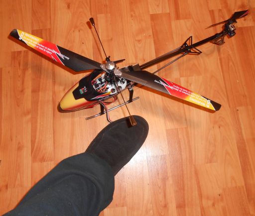  Size of product w/hand to show scale