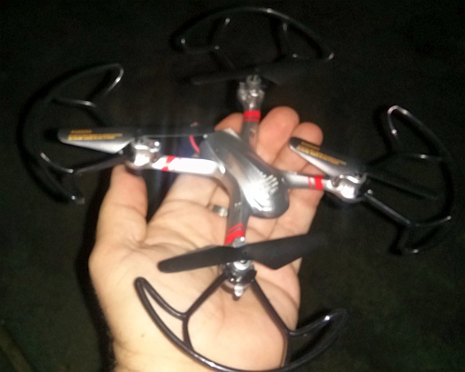  Size of product w/hand to show scale