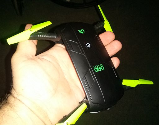  Size of product w/hand to show scale