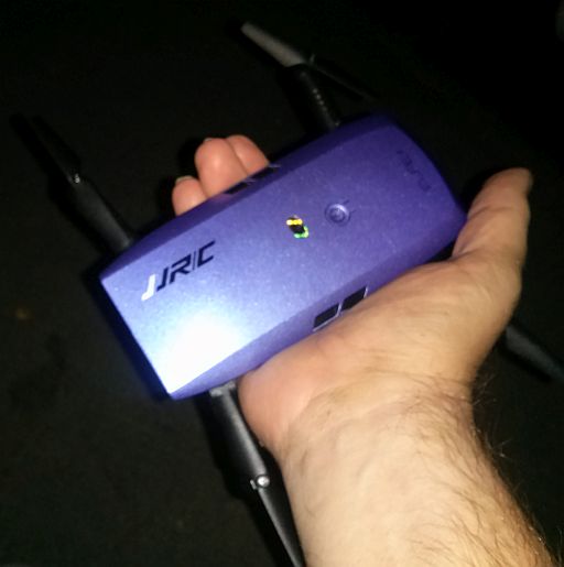  Size of product w/hand to show scale
