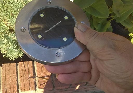  Size of product w/hand to show scale